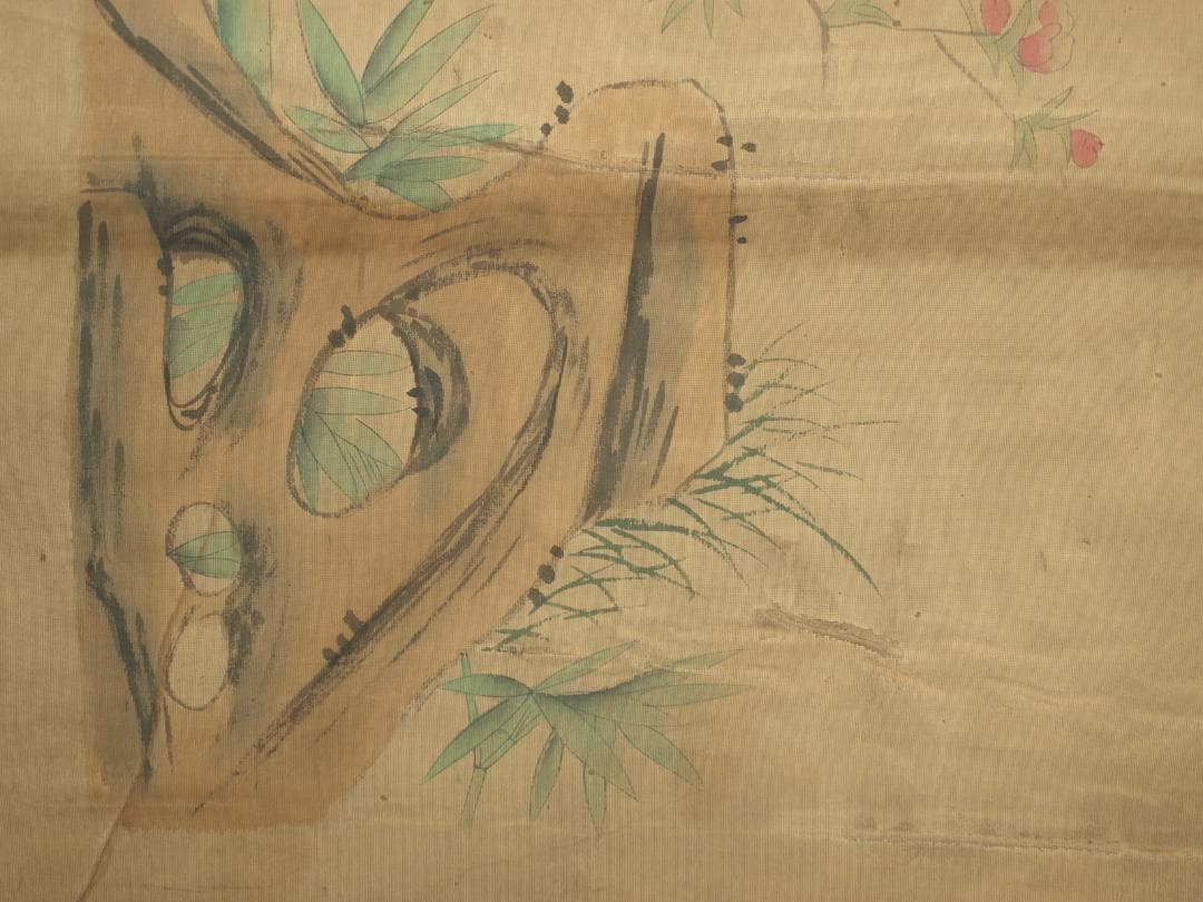 中国古美術 清時代の人物図　肉筆絵　激安骨董品 BD276A13-2