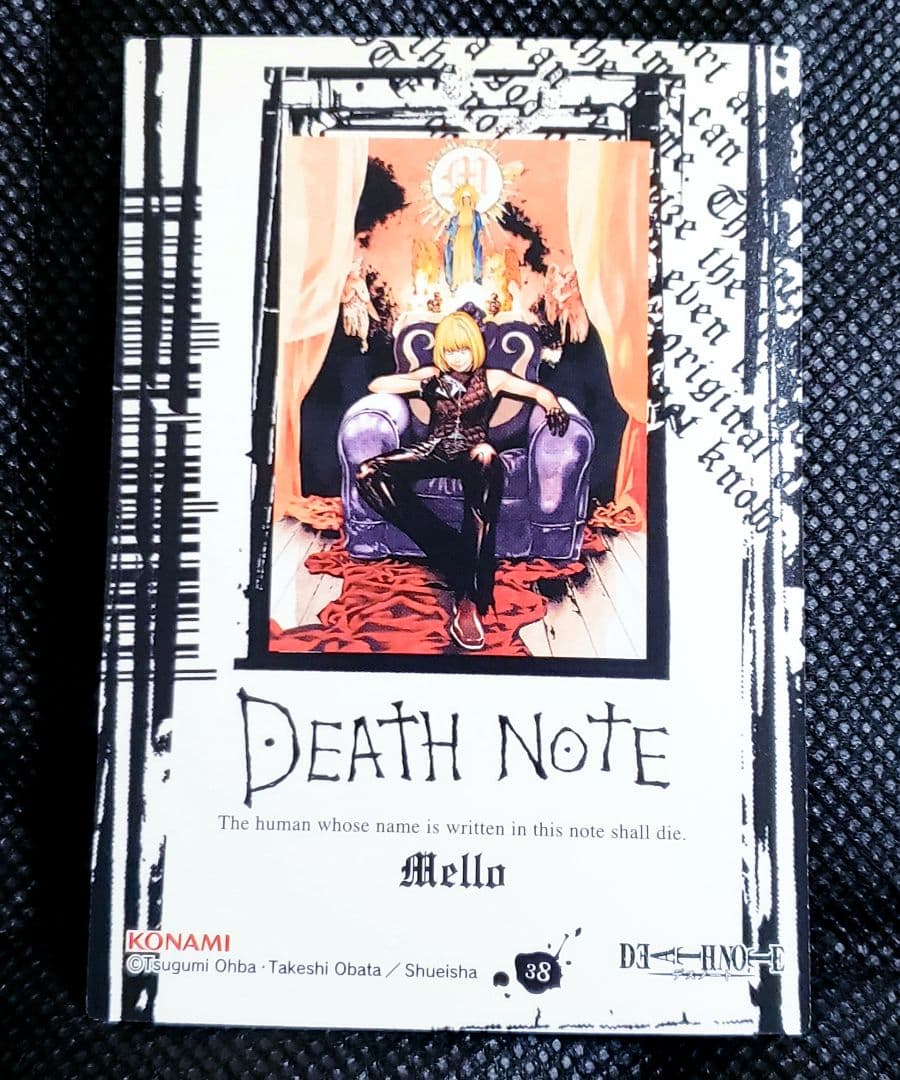 DEATH NOTE 展　デスノート　メロ　トレカ　　小畑健　38　カード