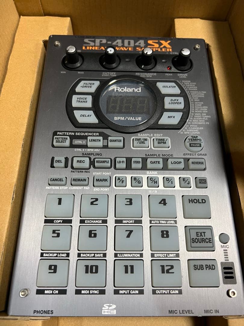 Roland SP-404SX サンプラー CD付き