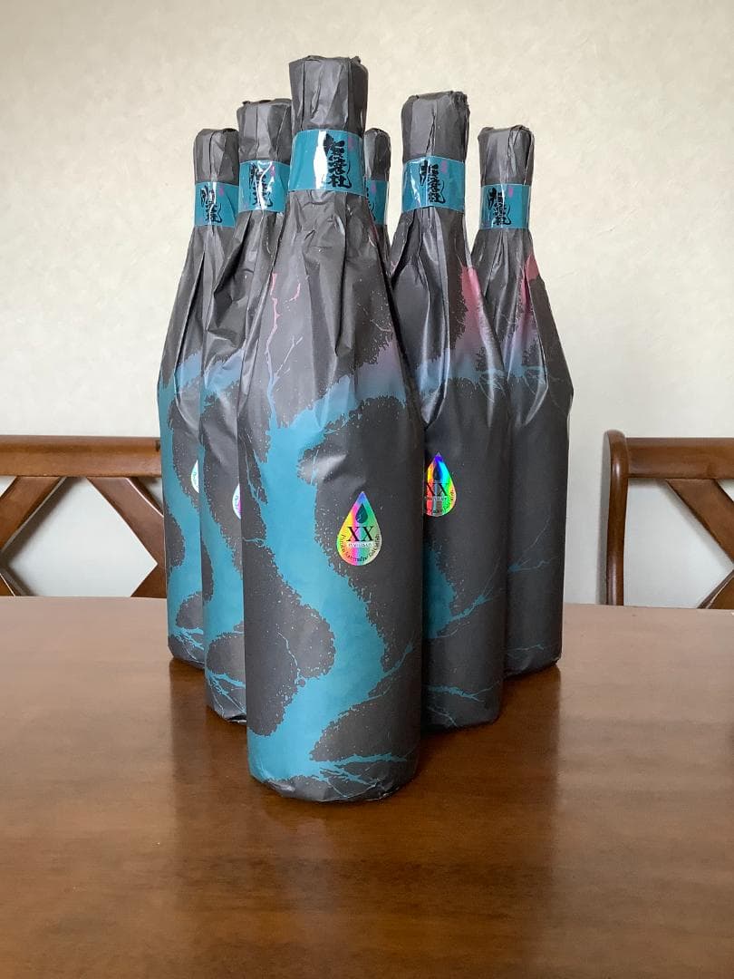 焼酎 6本セット 黒と青のデザインナマズ20周年記念