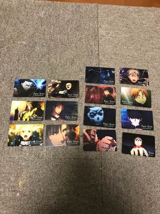 Fate/Zero 第四次聖杯戦争展 魔術師の証 魔術師認定証　カード コンプ