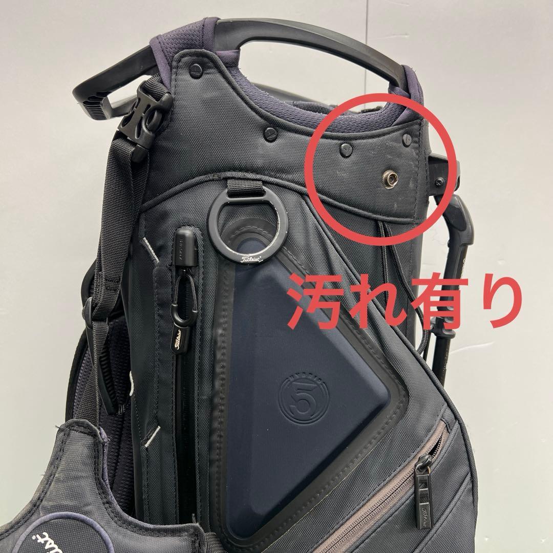 タイトリスト　titleist キャディーバック　9インチ　ネイビー　メンズ