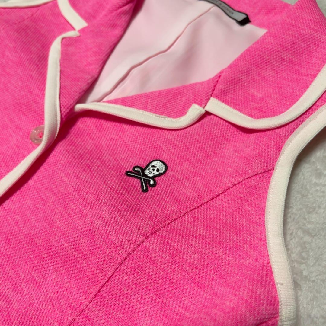 新品　マークアンドロナ　ワンピース　ピンク　Dormie Polo Dress