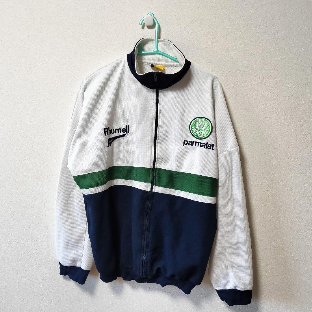 【レア】パルメイラス Rhumell ジップアップジャケット 白・緑・紺