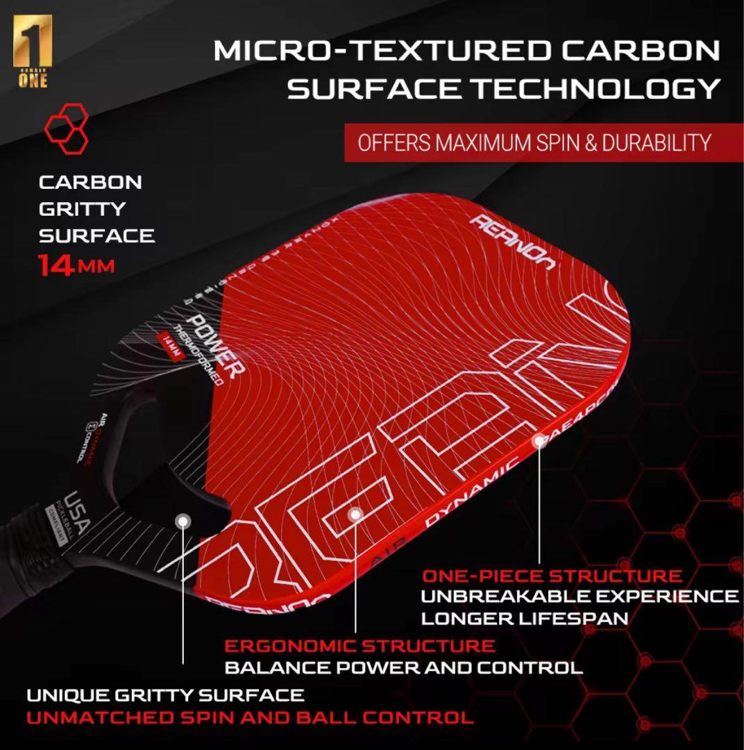 【SALL】ピックルボール パドル　REANOX 14㎜　エッジレス