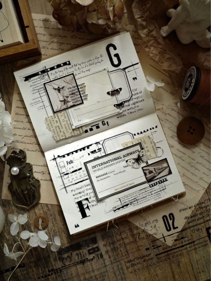 壹洱原创《印象》海外マスキングテープ　マステ 【1564】