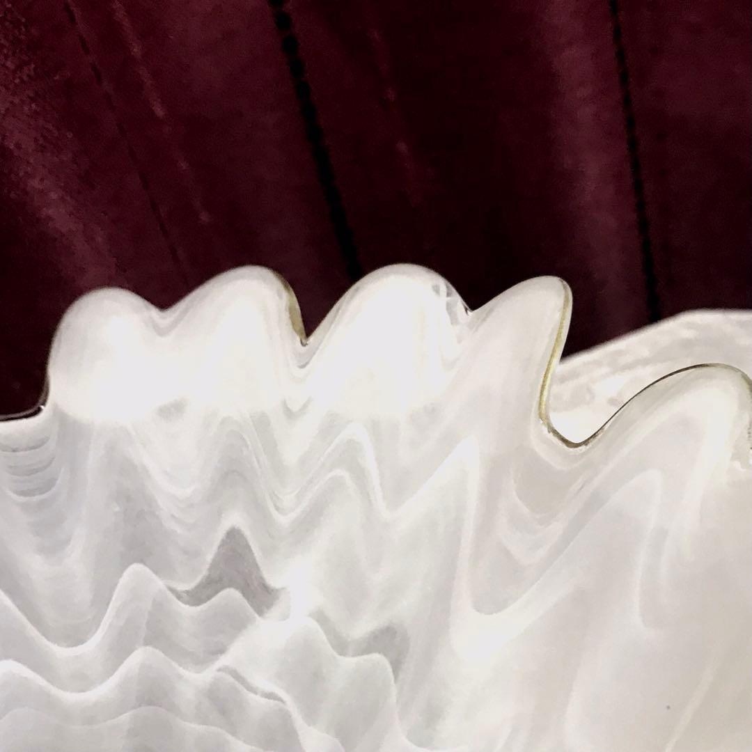 デザインガラスのコンポート☆フランス製　新品未使用品‼️