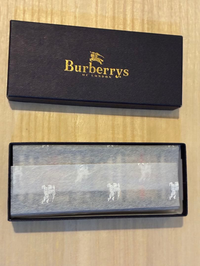 Burberry チェック柄 筆箱　新品箱付き