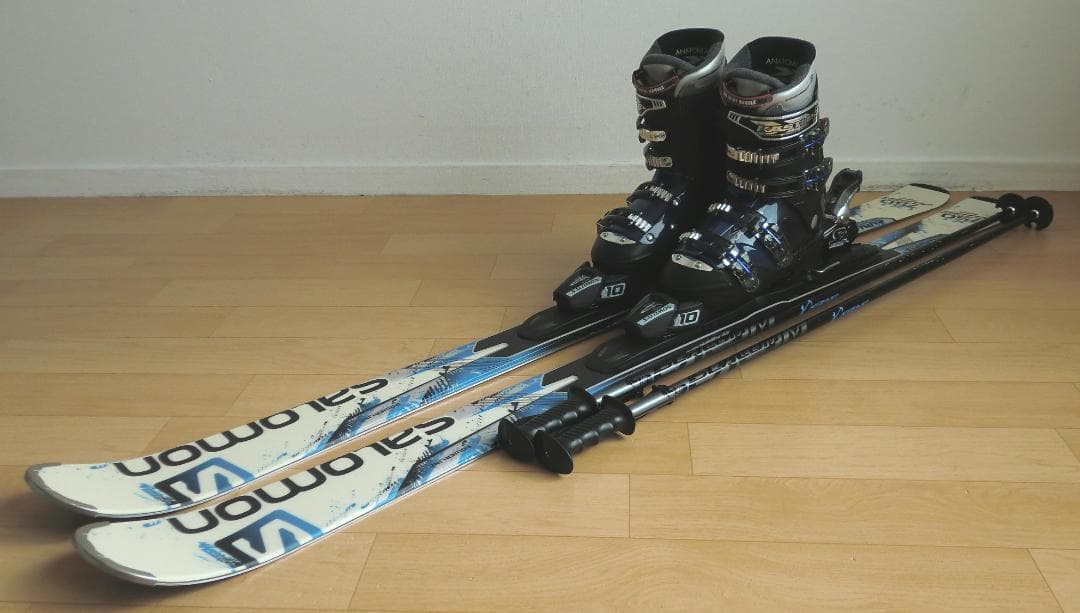 ■■送料無料■サロモン■メンズスキーフルセット■板160靴26.5■メンテ付■■