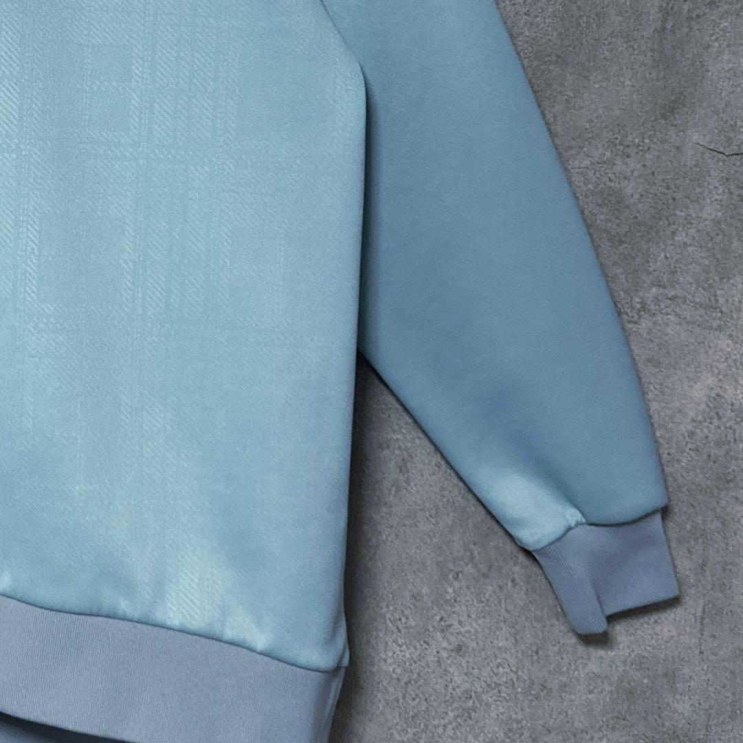 BEAMS GOLF ビームスゴルフ モックネック シャツ ライトブルー S