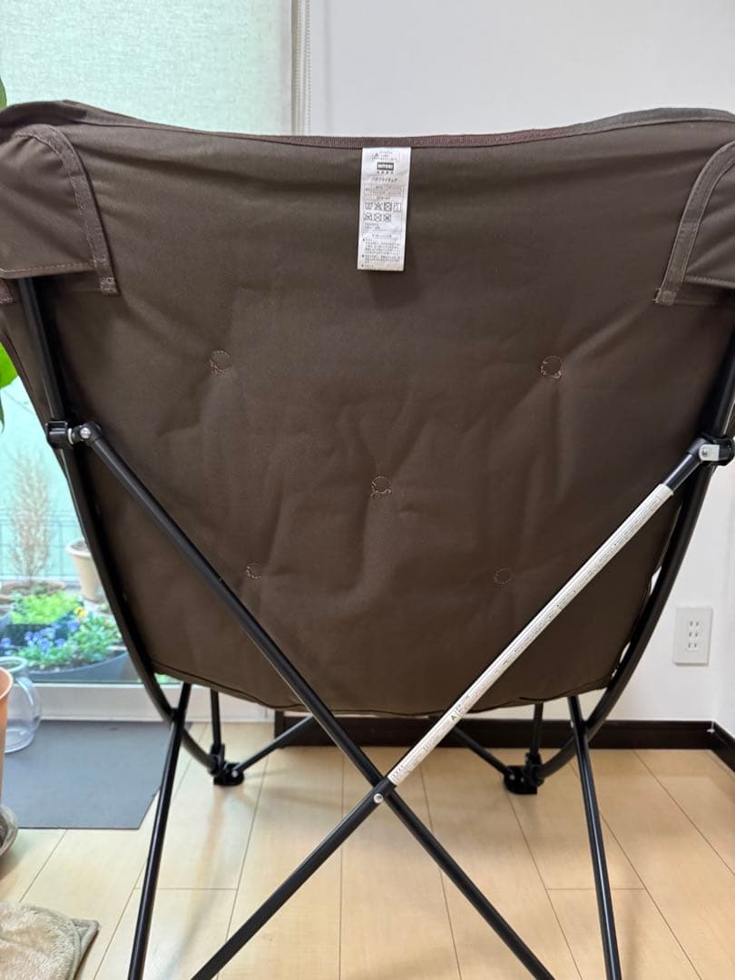 NITORI パタフライチェア ブラウン2脚ペア