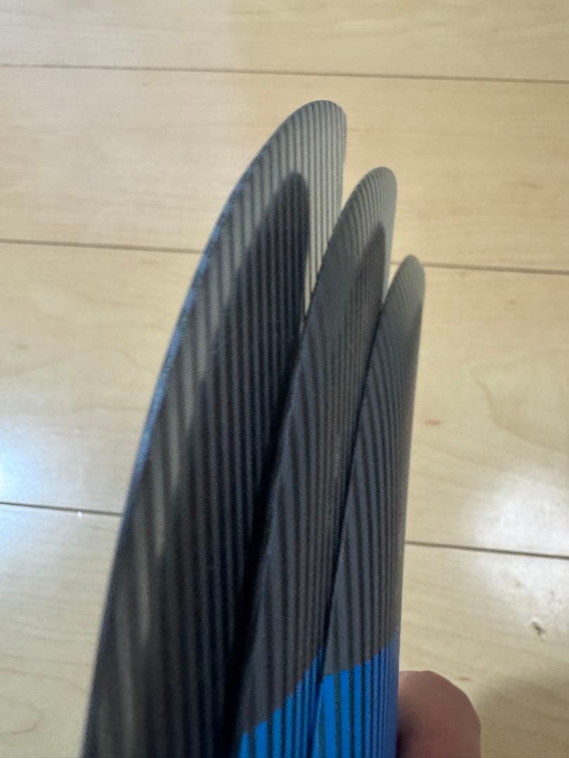 【日本未販売】Tacsurf サーフボード　フィン 3枚セット　珍しいフィン　M