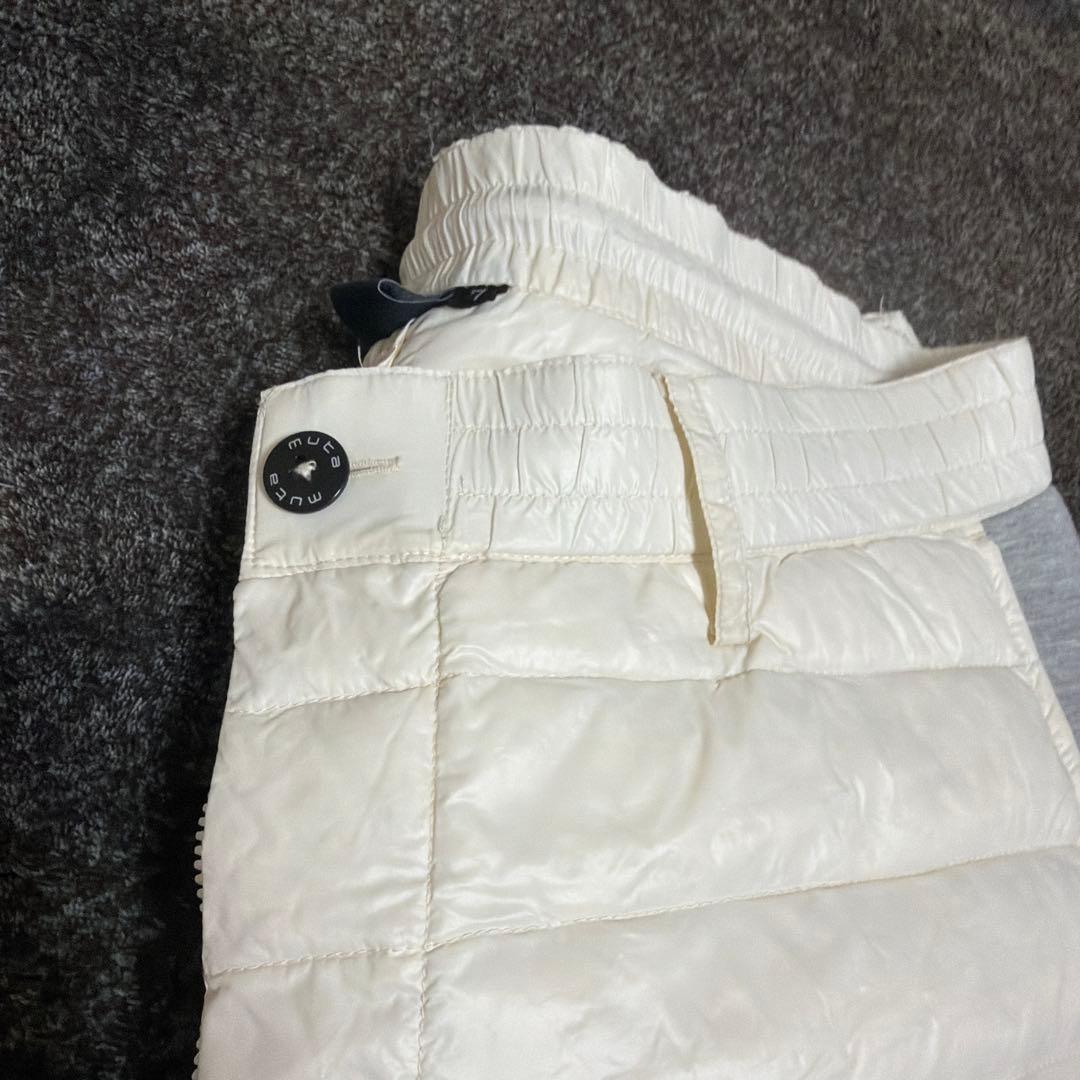 ムータマリンダウンパンツ白7