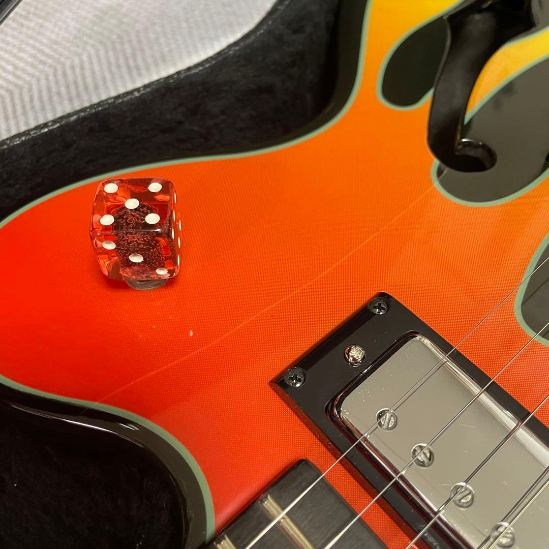 Epiphone FLAMEKAT エピフォン Ebony 指版 セミアコ