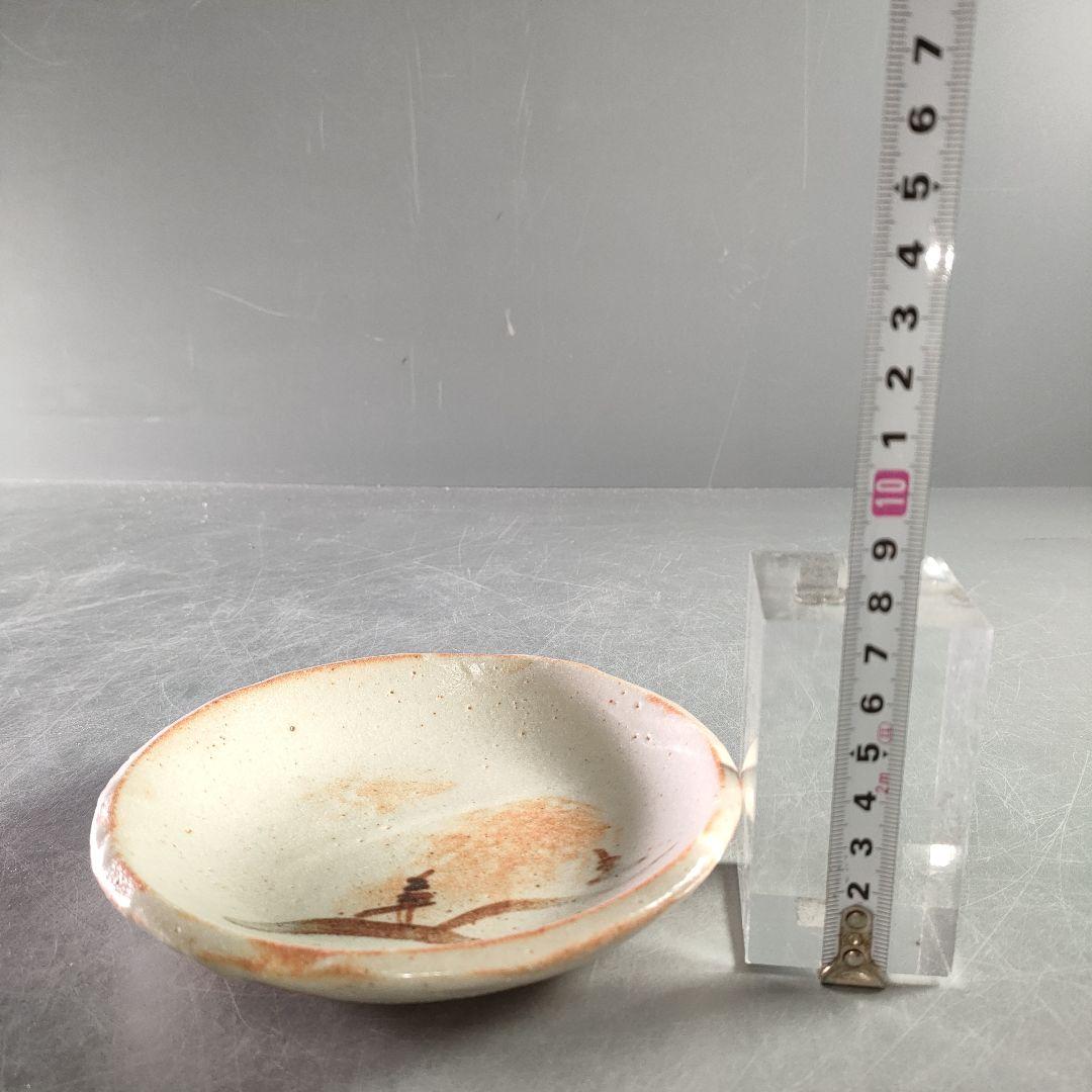 A942-1/大萱窯/加藤弥右衛門 造/志野銘々皿8客/小皿/向付/