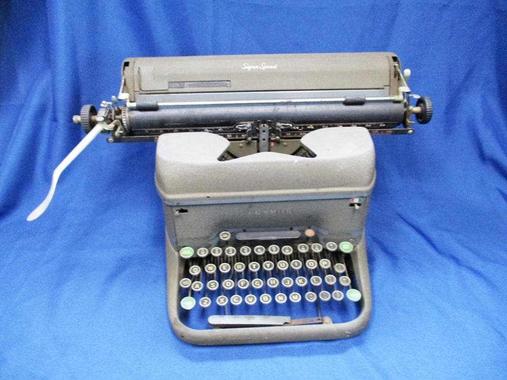 L.C.Smith スミス アンティーク タイプライター 店舗什器 オブジェ