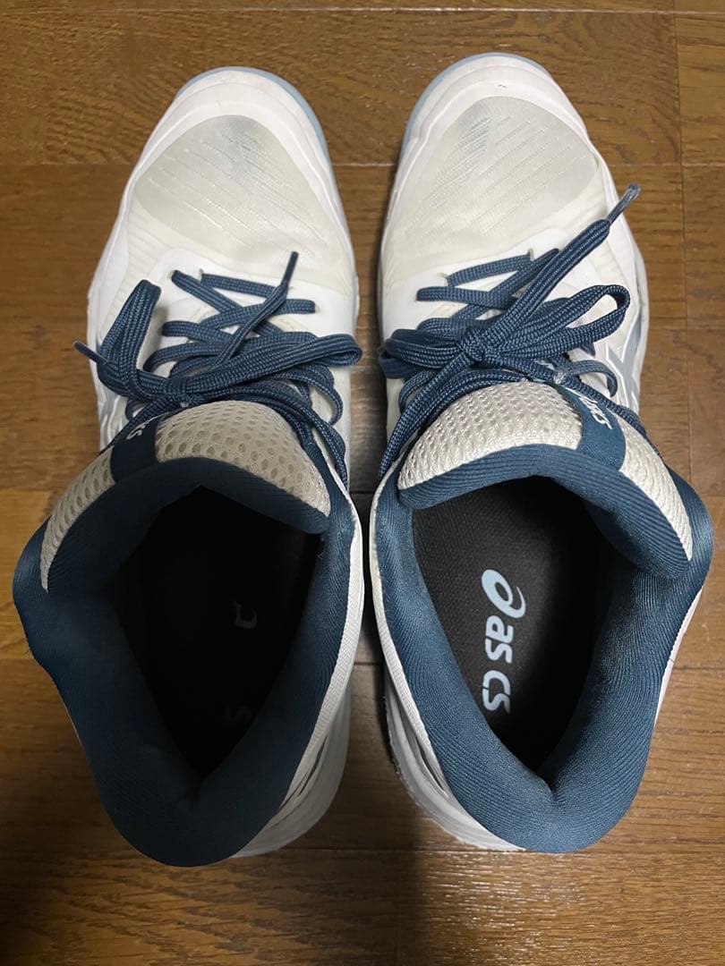 アシックスバレーボールシューズ スカイエリートFF3ホワイト/ブルー27.0cm