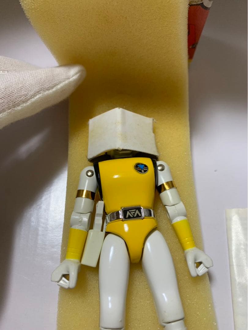 ⚠️デッドストック　超新星フラッシュマン　イエローフラッシュ　当時物　超合金