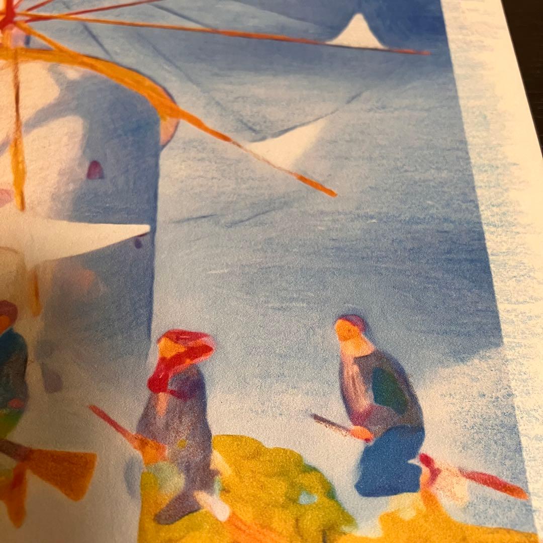 ジブリアート12 魔女の宅急便より「太陽の風車」　額装品　32.7㎝×24.0㎝