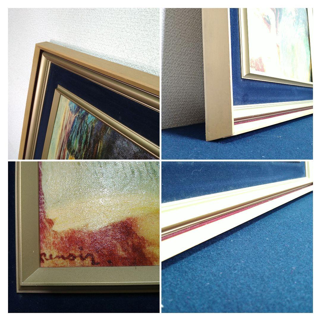 AA30 ルノアール花の帽子の少女F10工芸品ファインアート世界名画インテリア