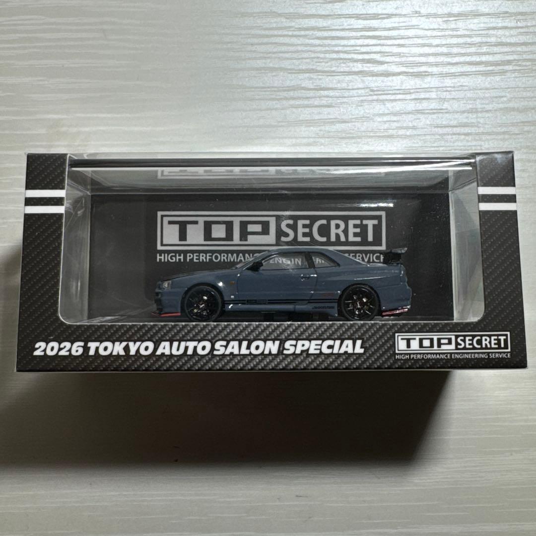 ミニカー TOP SECRET 1/64 BNR34