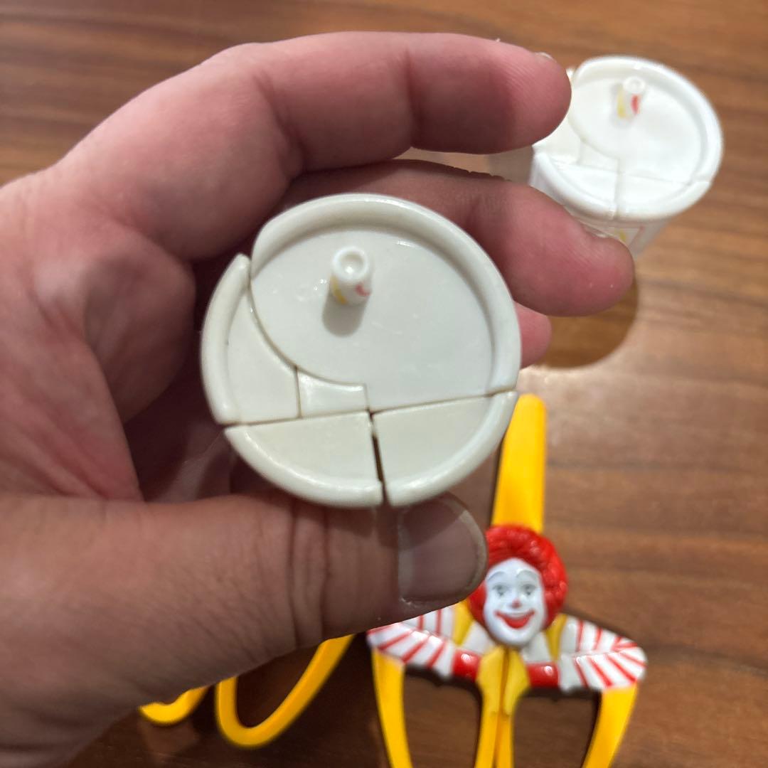 1991年 マクドナルド ドナルド ハサミ 変身する￼シェイク ￼非売品 おまけ
