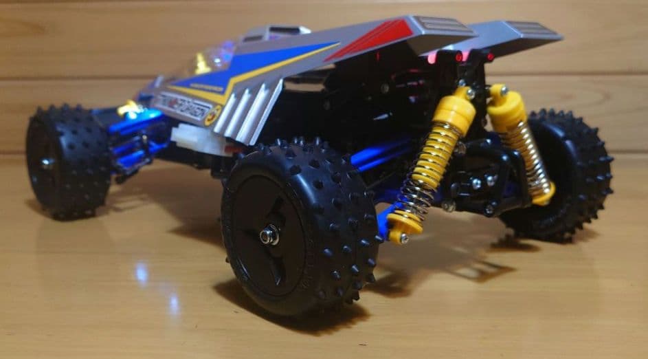 タミヤ電動RCカーNo.158サンダードラゴンLEDライト付プロポ…完成品セット