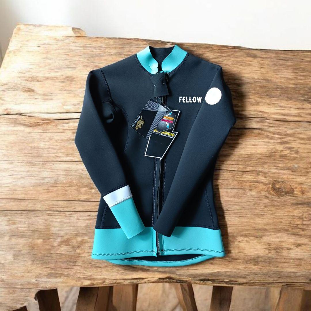 FELLOW タッパーウェットスーツ ブラック/ターコイズ　レディース　M