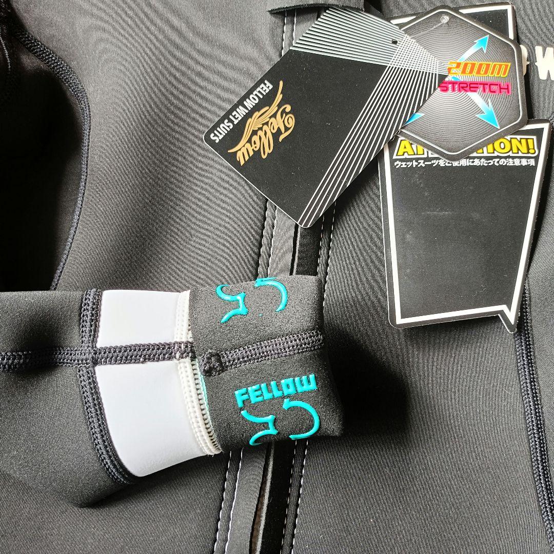 FELLOW タッパーウェットスーツ ブラック/ターコイズ　レディース　M