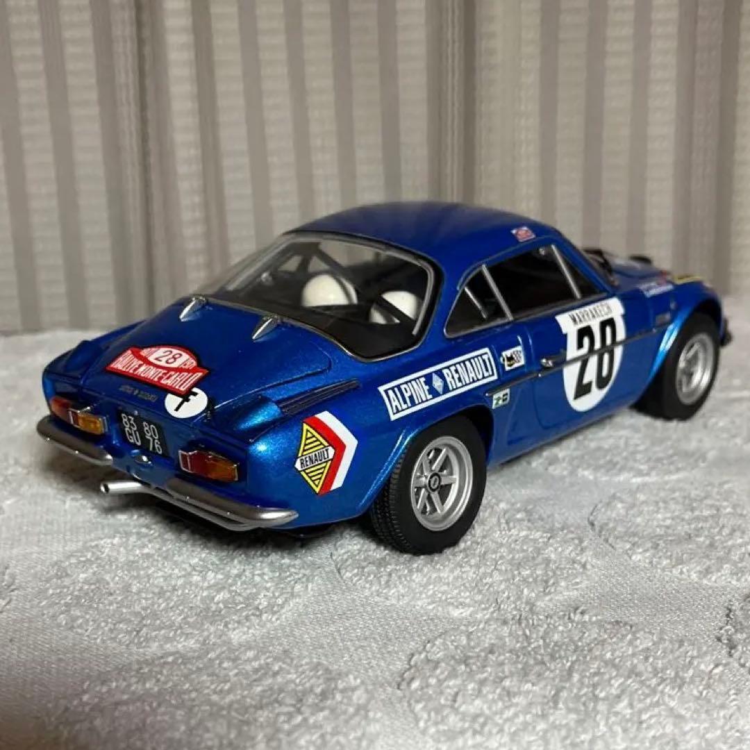 京商，1/18アルピーヌ A110 ミニカー モンテカルロラリー 28