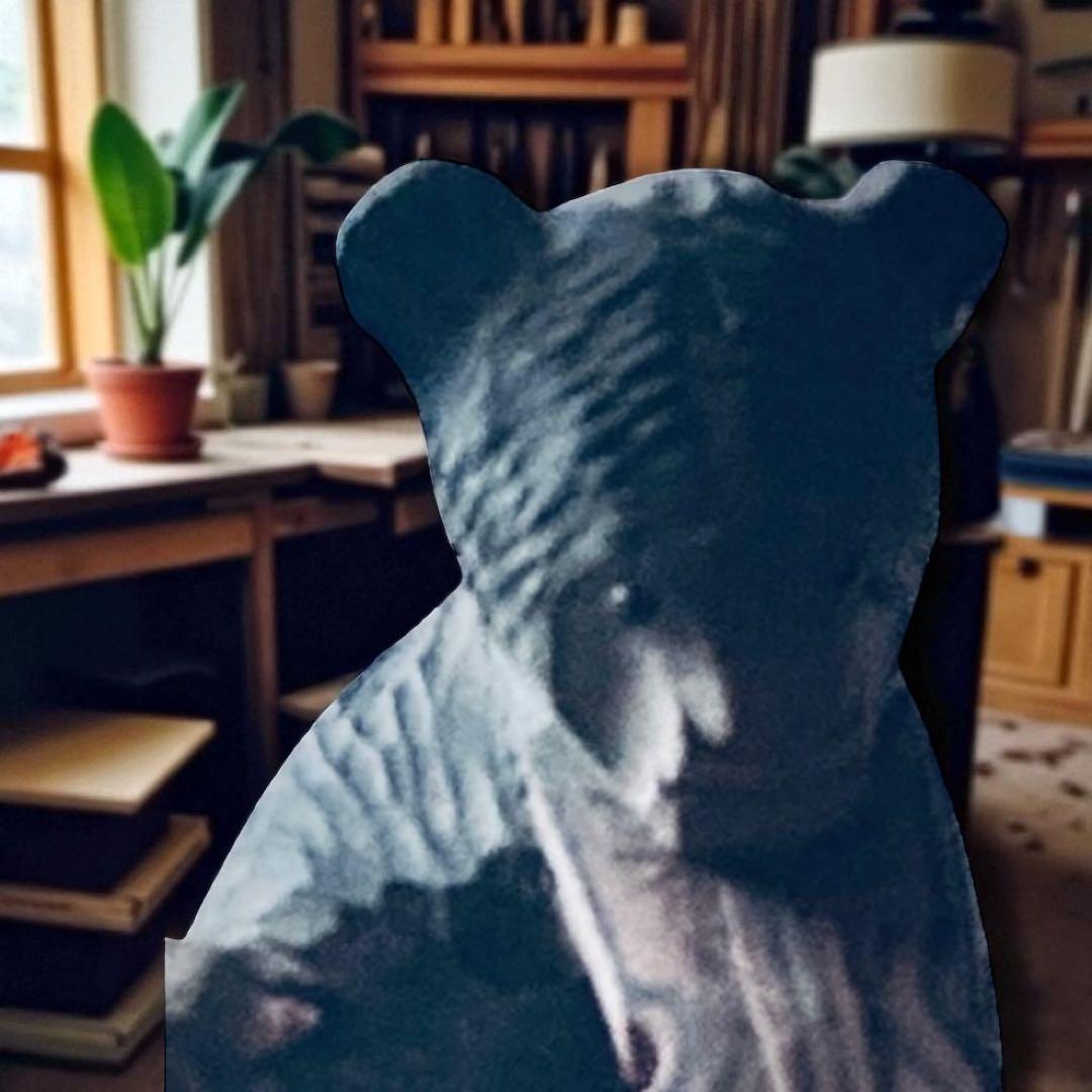 1950年代 北海道函館 毛彫り 木彫り熊楽団×5セット アイヌ 一刀彫り 民藝