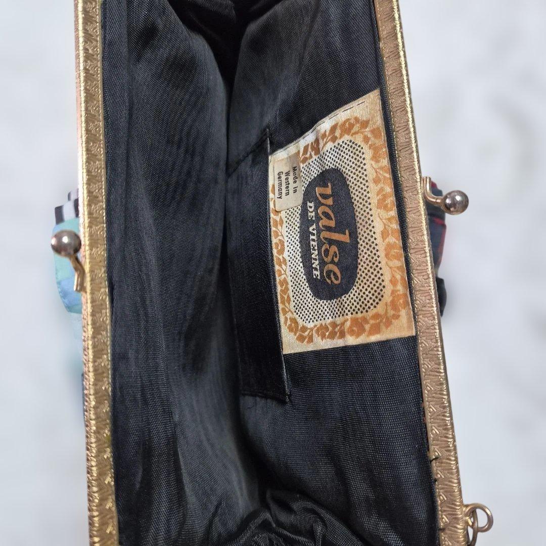 西ドイツ製【アンティークゴブラン織バッグ】