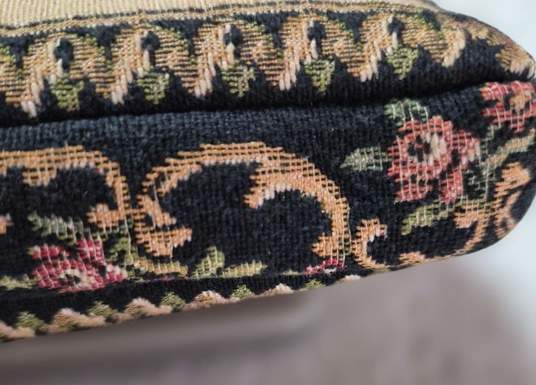 西ドイツ製【アンティークゴブラン織バッグ】