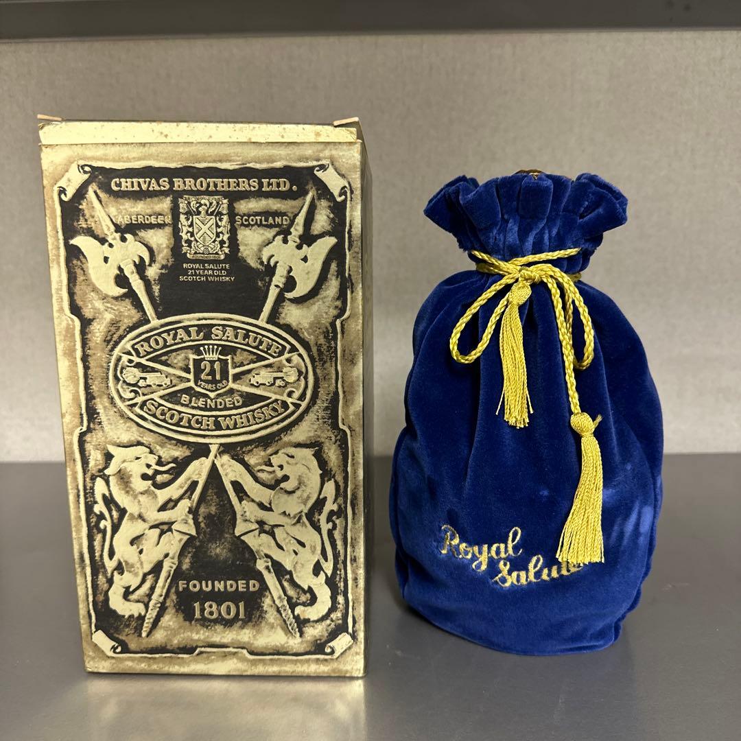 【未開栓】シーバスブラザーズ ロイヤルサルート21年 スコッチウイスキー緑容器