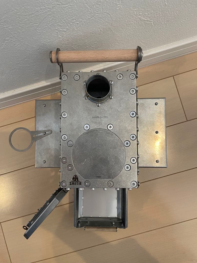 SHITIE 窓付き薪ストーブ ミニ薪ストーブ　マクアケMakuake新品未使用