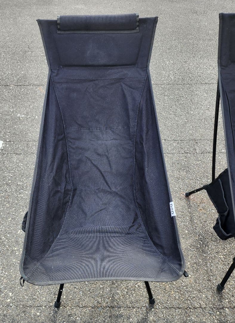 DOD ヤバイッス　ハイバックチェア　黒/ブラック 2セット