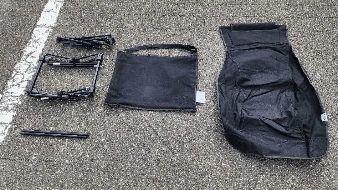 DOD ヤバイッス　ハイバックチェア　黒/ブラック 2セット