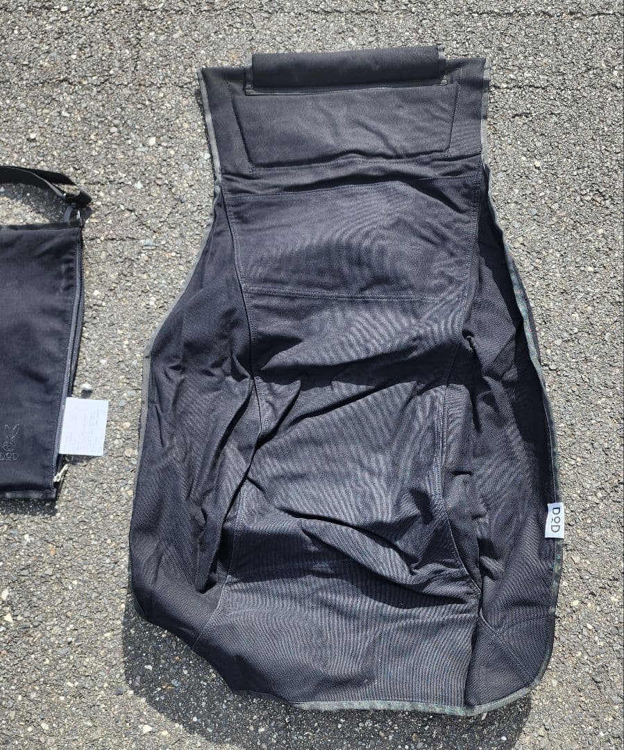 DOD ヤバイッス　ハイバックチェア　黒/ブラック 2セット