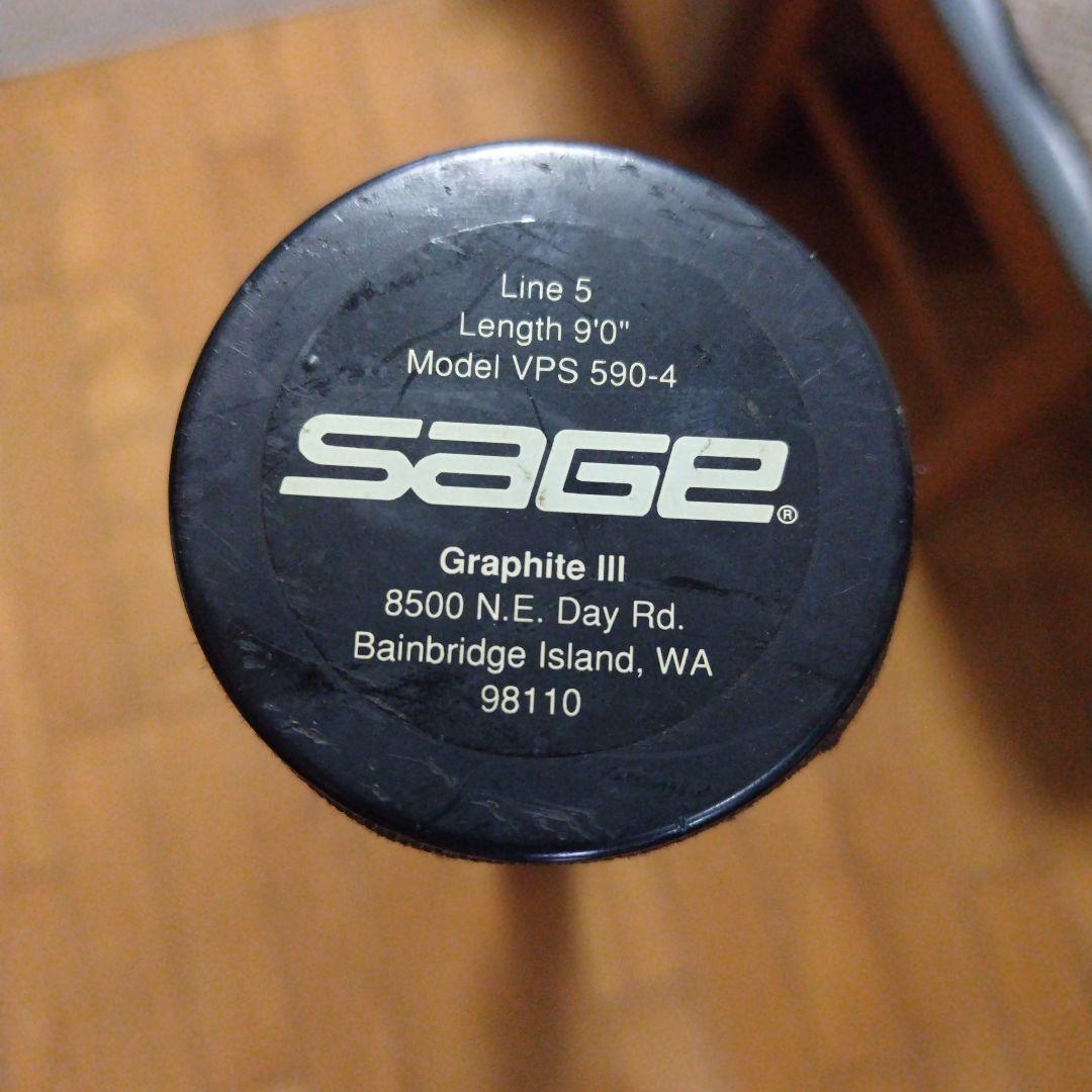 SAGE VPS 590-4 フライロッド 9'0\" #5ライン