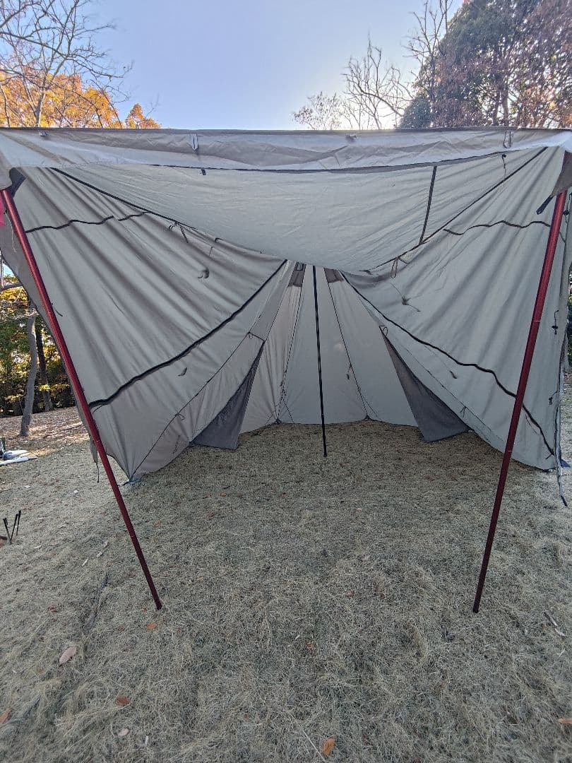 まちゃ【DOD】ヤドカリテント(グレー)