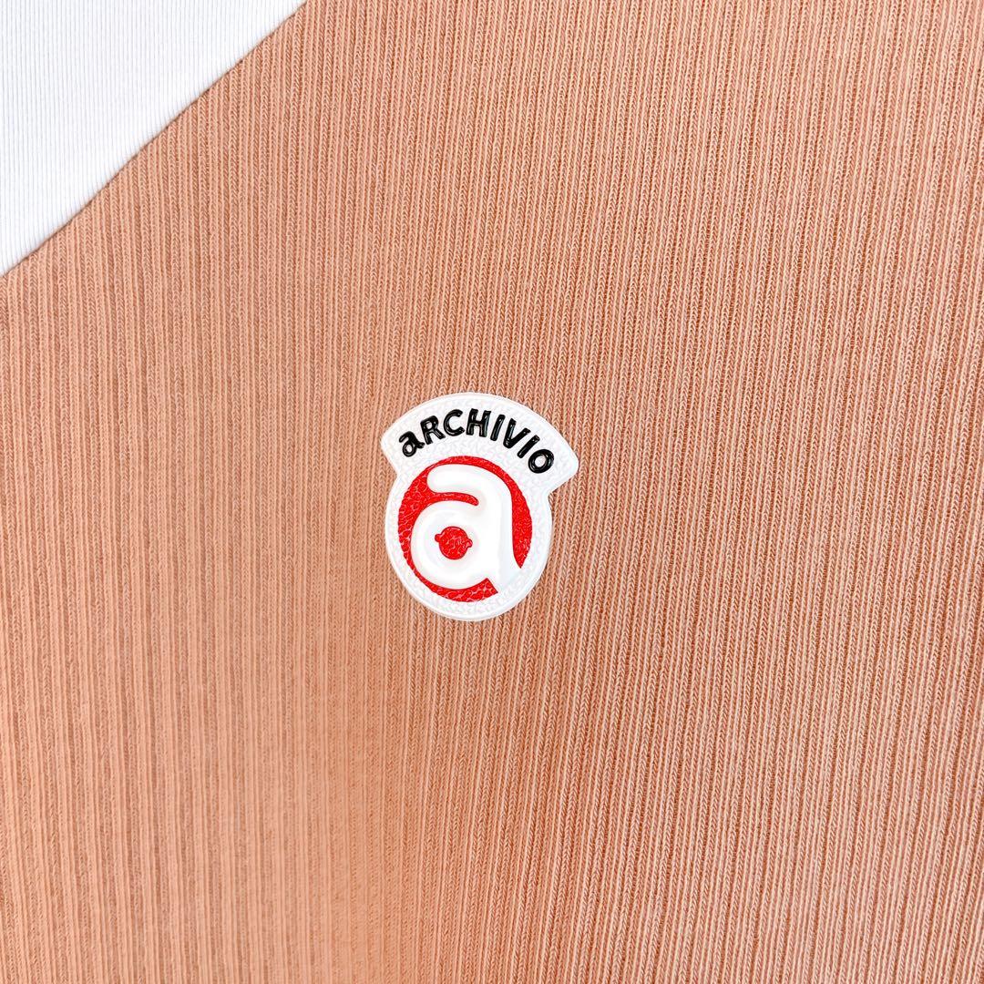 ２５FW【新品未使用 アルチビオ】配色リブサイド切り替えプルオーバー38号