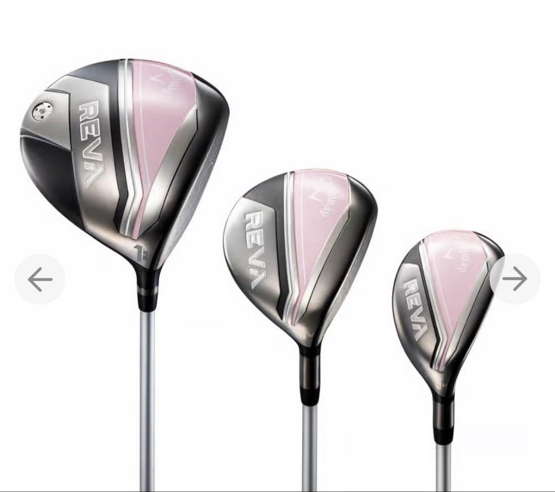 キャロウェイREVA レディース ゴルフクラブセット ホワイト
