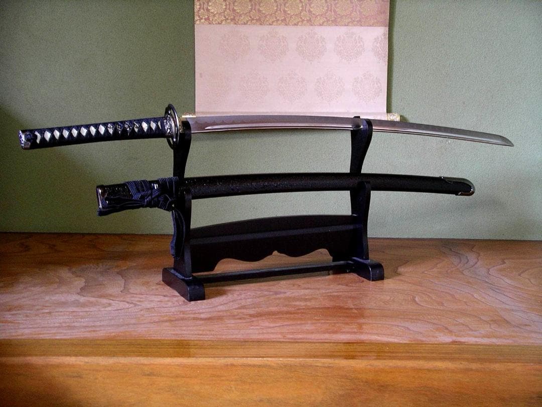 関の美術刀剣 剣豪 宮本武蔵 海鼠鍔 巌流島の決闘 大刀 模造刀 模擬刀 仮装