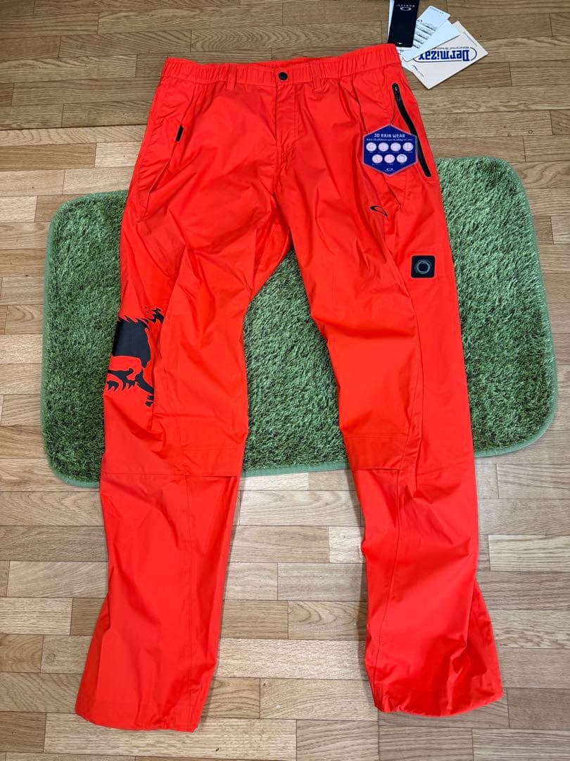 新品正規品【OAKLEY/L】ストレッチレインパンツ DERMIZAX高機能防水