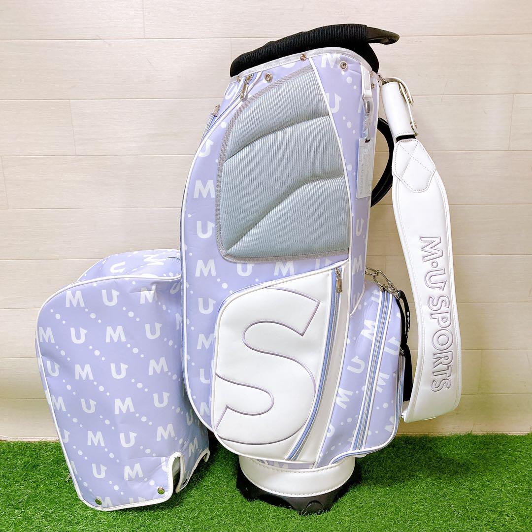 4.ほぼ未使用　エムユースポーツ　ゴルフクラブケース　キャディーバッグ
