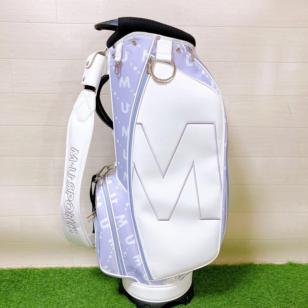 4.ほぼ未使用　エムユースポーツ　ゴルフクラブケース　キャディーバッグ