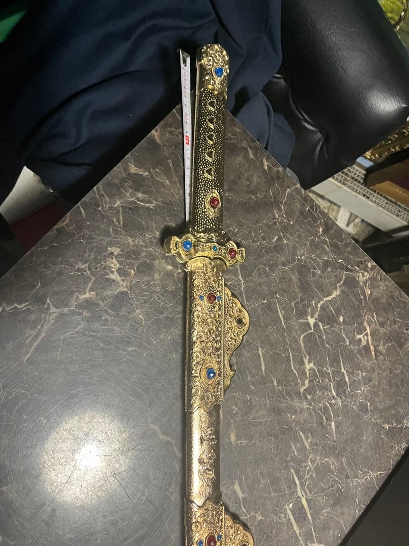 国宝梨地螺鈿金装飾剣、梨地螺鈿金装飾剣、模造刀、レプリカ、金メッキ