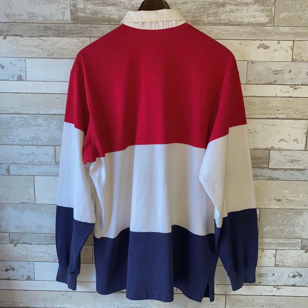 ラルフローレン 1992 スタジアム ラガーシャツ USA製 オリジナル L