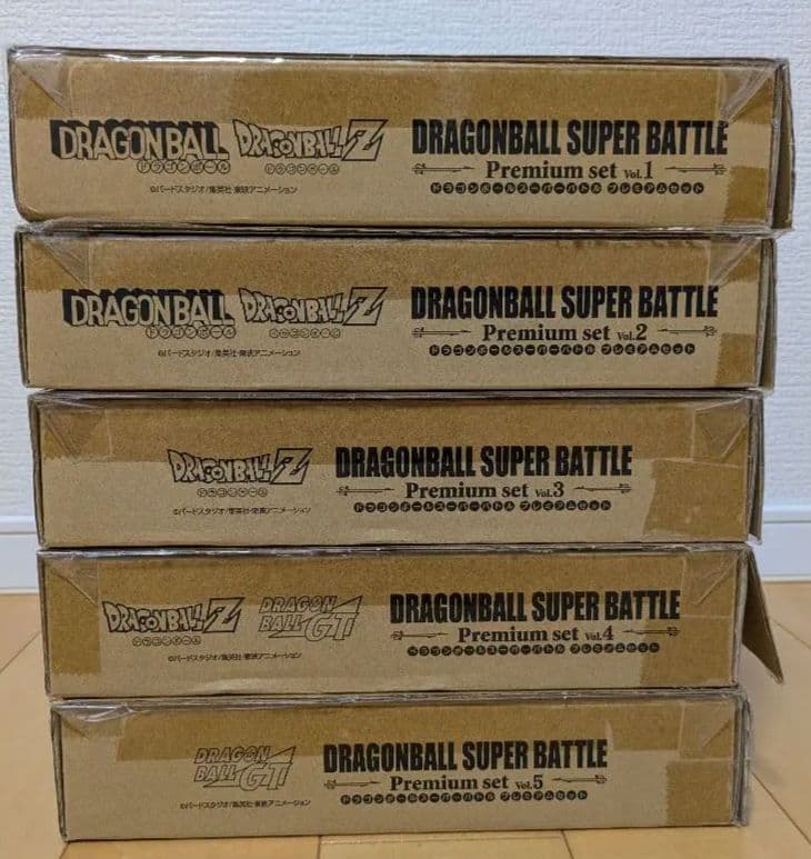 ドラゴンボール　カードダス　スーパーバトル プレミアムセット vol.1〜5