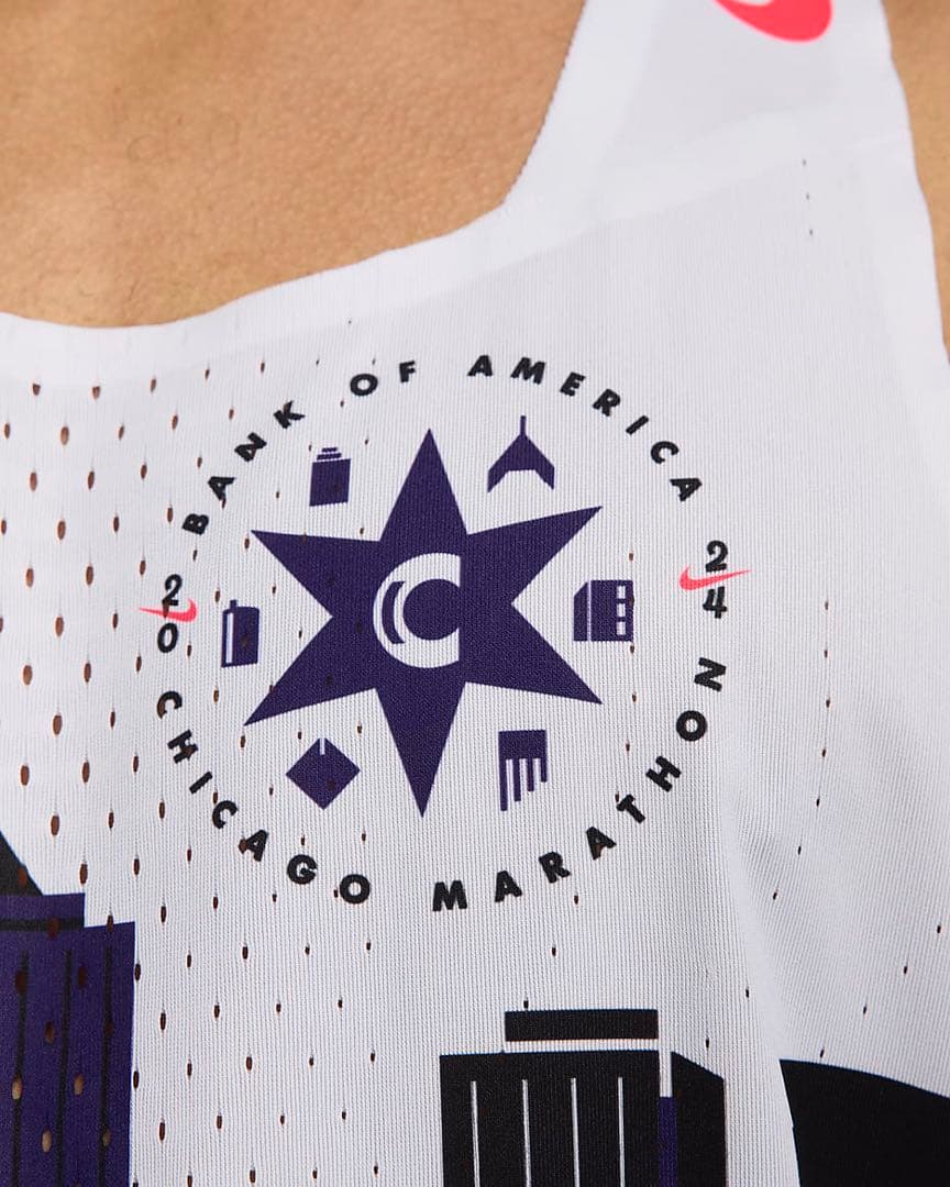 新品未使用 NIKEシングレット シカゴマラソン限定 　US M サイズ